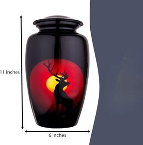 Calidad excepcional 100% Urna de cremación de metal de aluminio Mejor precio competitivo Recuerdo Cenizas conmemorativas - Product Image 5