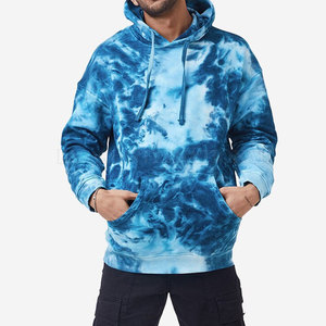 Surdimensionné Léger Basics Hommes Tie Dye Hoodies Confortable Casual Wear Hommes Tie Dye Hoodies - Product Image 5