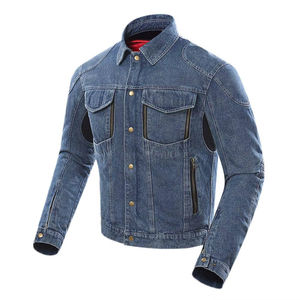 Veste en jean de haute qualité pour homme, coton bleu, hiver, chaude, col montant, imperméable, respirante, décontractée, coupe ajustée, vestes en jean pour homme - Product Image 2