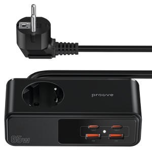 Regleta de alimentación Proove Homester Pro 65W (3AC + 2 Type-C + 2 USB) 1.5m - Product Image 1