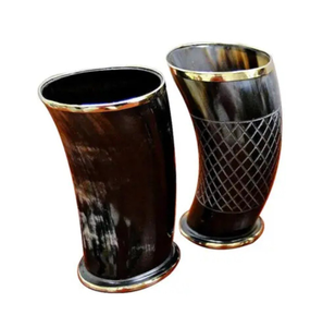 Verre en corne de buffle naturel Premium Handcrafted Drinkware Horn Glass Handicraft Eco-Friendly High Quality Products - Product Image 5