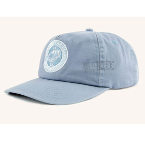 หมวกแก๊ปแฟชั่นขายส่ง ปักโลโก้ตามสั่ง ปรับขนาดได้ หมวกเบสบอลตาข่าย 5 ชิ้น แบบดิสเทรส สำหรับผู้หญิงและผู้ชาย - Product Image 3