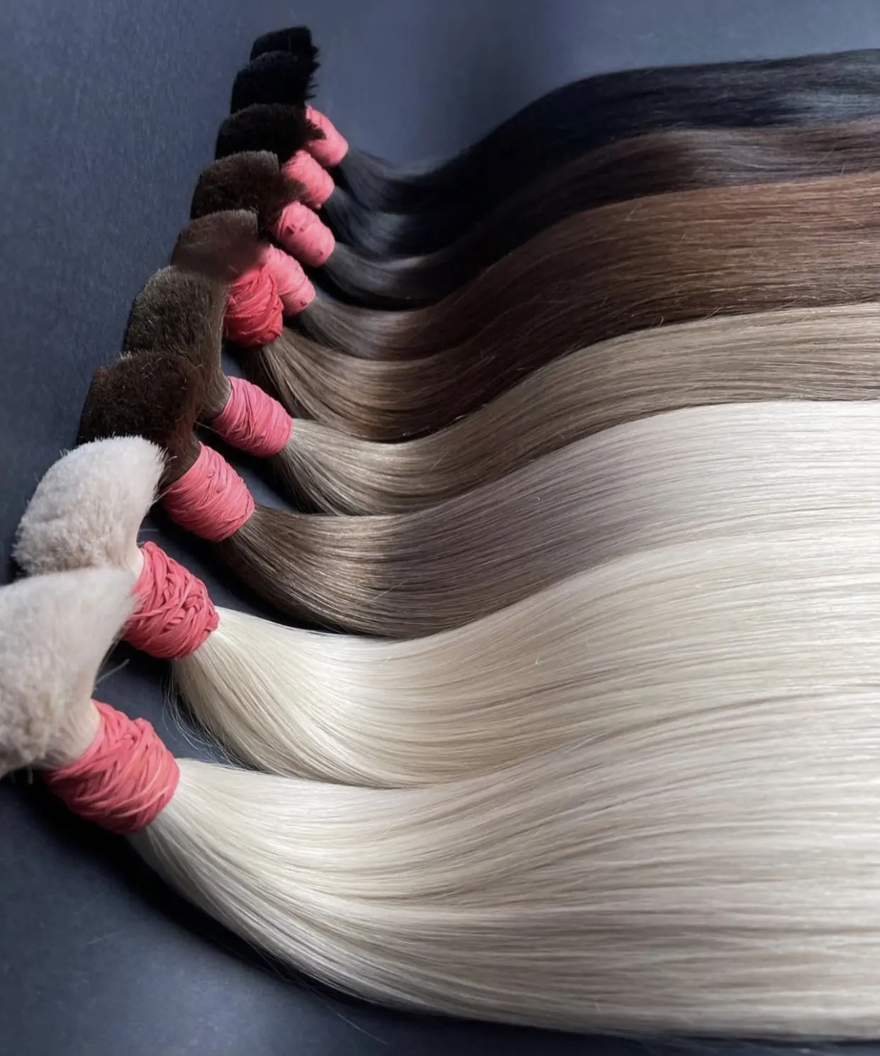 Luxe Bulk Haarverlenging Groothandel-Onbewerkte Onbewerkte Menselijke Haarverlenging Maagdelijke Ruwe Vietnamese Haarbulk