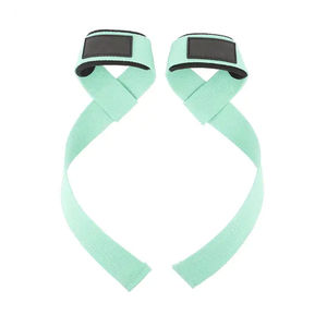 Muñequeras de levantamiento para levantamiento de pesas gran oferta soporte acolchado de neopreno algodón Fitness entrenamiento antideslizante Unisex personalizable Anax - Product Image 5