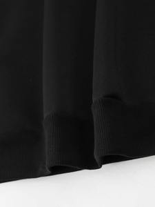 Sudadera con capucha de gran tamaño de lana de algodón de alta calidad, ropa de calle, sudaderas con capucha de hombre personalizadas lisas con hombros caídos de lana gruesa - Product Image 5