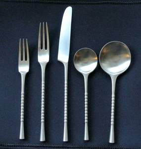 SilverSpiral Elite Polished <b>Cutlery</b> <b>Set</b> Stainless Steel Twisted Handle Premium Dining Flatware <b>Set</b> for Home Kitchen Restaurants - Product Image 5