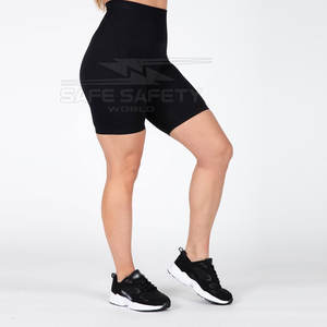 Meilleure vente Short de yoga taille haute pour femmes Logo personnalisé Short d'entraînement de gymnastique respirant Butt Lift taille élastique Skinny Hot - Product Image 2