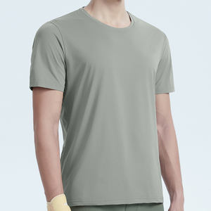 เสื้อยืดผู้ชายผ้าลินินเนื้อผ้าคล้ายฝ้ายสำหรับฤดูร้อน น้ำหนัก 380 กรัม ผลิตจากโพลีเอสเตอร์/ผ้าฝ้าย คุณภาพสูง คอกลม แขนสั้น ทรงปกติ ระบายอากาศได้ดี - Product Image 2