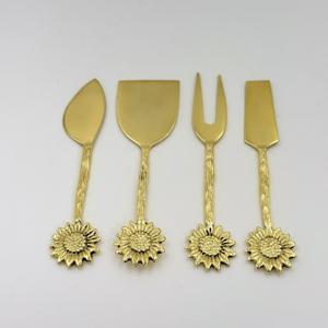 Juego de Cuchillos para Queso Clásicos de Nuevo Diseño con Mango de Latón para Uso en el Hogar, Cocina, Bodas y Regalos al Precio Más Bajo - Product Image 3