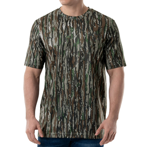 T-shirt uni surdimensionné pour homme, t-shirts en coton, imprimé camouflage arboricole, camouflage de chasse, jungle camouflage - Product Image 6