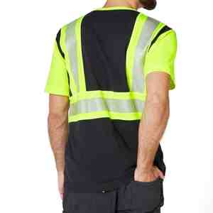 Camiseta Hi Vis Ropa de trabajo de construcción Camiseta reflectante de seguridad Ropa DE TRABAJO reflectante Camisetas Hi Vis - Product Image 4