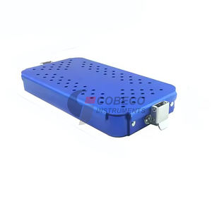 Bandeja de Esterilización Ligera de Aluminio, Caja de Autoclave, Organizador de Instrumentos Médicos para Uso Clínico, Hospitalario y Quirúrgico - Product Image 2