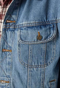 Printemps Automne Mode Denim High Street Veste Homme Impression Partout Manches Longues Jeans Surdimensionnés Vestes Homme - Product Image 3