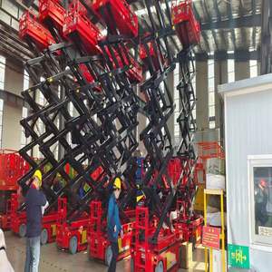 Plataforma Elevadora de Tijera Aérea Hidráulica Eléctrica de 500 kg, Nueva de Fábrica, Personalizada, Autopropulsada, Andamio Elevador - Product Image 3