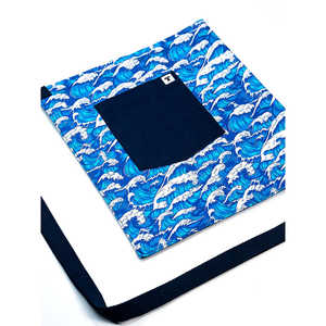 Delantal de algodón negro japonés sin mangas, bordado con motivos de café y jardín, para restaurantes, cafeterías, con temática navideña de café negro. - Product Image 3