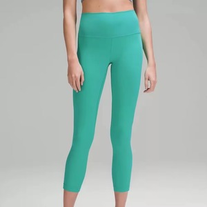 Best Selling Women's High-Waist Yoga <b>Leggings</b> Trendy Printed 100% Polyester Satin Breathable Spendex Material - Product Image 1