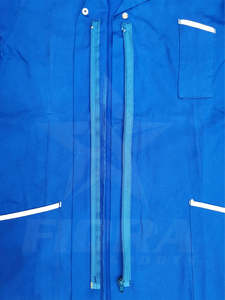 Uniforme personalizado de hospital para mujer al por mayor, tops médicos de enfermería con cuello vuelto y tubería blanca, Túnica de enfermera sanitaria - Product Image 3