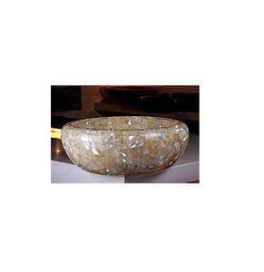 Tazón de perlas madre de diferentes tamaños para el hogar y la mesa de cena, decoración de azul, blanco y dorado, tazón de perlas madre de precio bajo - Product Image 4