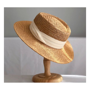 Sombrero tejido de paja para mujer, sombrero de Sol de paja plegable flexible de ala ancha, Caryln - Product Image 4