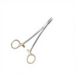 Ensemble d'instruments chirurgicaux manuels réutilisables en acier inoxydable Premier Dental Mayo Hegar 6 TC, 145 mm, droits, pointus, certifiés CE - Product Image 1