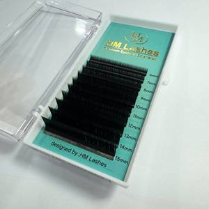 Nouvelle marque professionnelle HM Lashes Black Mink Individual Mink Eyelash Extension Lash Extensions Fabricant au VietNam - Product Image 4