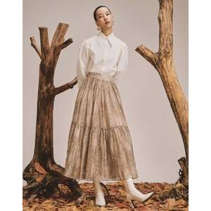 Blouse évasée élégante pour femmes en coton de haute qualité tricoté Style de mode simple Made in Vietnam Collection d'automne Vêtements décontractés - Product Image 5