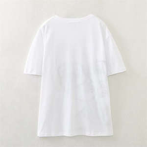 Camisetas de Mujer 100% Algodón, Talla Personalizada, Verano, Casual, Secado Rápido, Antiarrugas, para Uso Diario, con MOQ Bajo - Product Image 2