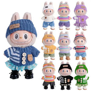 For Labubu Short Pull and Hat Vtement Cute and Comfy Clothing with <b>Bonnet</b> - Product Image 1