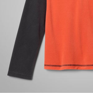 Sweat-shirt à col montant et fermeture éclair quart de tour, coupe décontractée, tissu respirant, look tendance, de haute qualité, pour garçons - Product Image 3