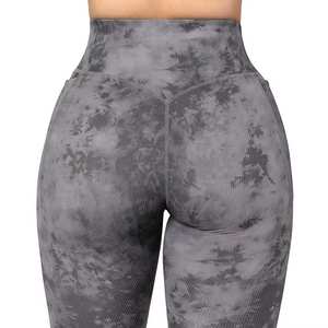 Leggings Deportivos para Mujer, Tie Dye, Secado Rápido, Transpirables, Pantalones de Yoga, Push Up, Ropa Deportiva, Leggings Ajustados para Ejercicio al Aire Libre - Product Image 4