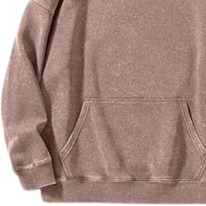 Sudadera con Capucha Lavada al Ácido Color Café, Estilo Vintage, Sudadera Holgada de Forro Polar Suave, Ropa de Calle, Ropa de Invierno para Hombre y Mujer - Product Image 4
