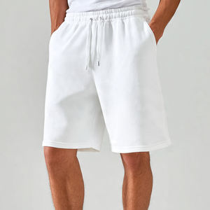 กางเกงขาสั้นวอร์มผู้ชายสำหรับออกกำลังกาย ฟิตเนส ผ้าฟลีซ กางเกงขาสั้นวอร์มผู้ชายสำหรับฤดูหนาว สไตล์สตรีท วิ่งจ๊อกกิ้ง - Product Image 1