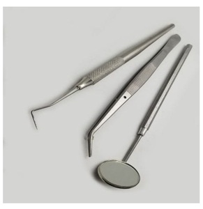 Kit de 5 Herramientas Dentales Manuales de Acero Inoxidable con Agarre Ergonómico, Raspador de Sarro, Espejo Bucal, para Uso Personal y Quirúrgico - Product Image 6