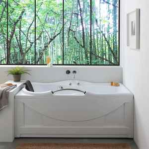 Bañera Rectangular de Acrílico para Manecura Izquierda DORIS, Muebles de Baño de Primera Calidad - Product Image 1