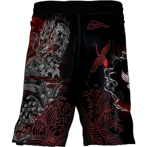 Arts martiaux sur mesure de haute qualité porter de l'équipement coton classique confortable brodé léger Kickboxing vêtements - Product Image 4