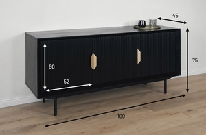 Aparador de madera natural-Selena - Product Image 5