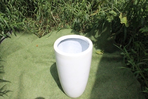 Jardinières à pois en fibre de verre blanche de meilleure qualité OEM nouvelle version pot de fleur pour jardin intérieur extérieur pour la maison et le vrac - Product Image 3