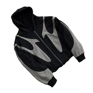 Unisex Heavyweight 100% Cotton Fleece Hoodie 400GSM Oversized Winter Men's Custom Reversible Double Layer Hoodies para Streetwear - Product Image 3