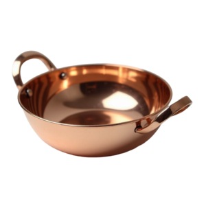 Bol de service en cuivre de haute qualité pour salade de fruits finition polie à la main pour la maison et les ustensiles de cuisine quantité minimale de commande 100 pièces - Product Image 1