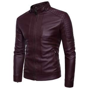Chaquetas de cuero antiarrugas para hombre, el mejor precio, impermeables, las mejores chaquetas para hombre, logotipo de talla grande para invierno, chaqueta más vendida para hombre - Product Image 1