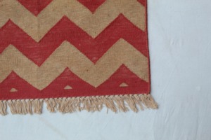 Alfombra de algodón hecha a mano de fabricante indio 2X6, alfombra geométrica lavable de gran tamaño, estilo tradicional para uso doméstico, tejida a mano - Product Image 2