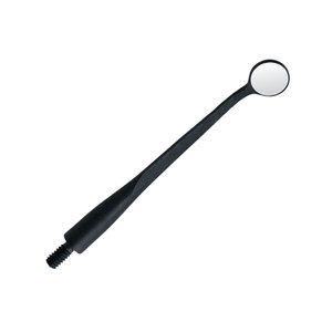 Miroir buccal microscopique rond en gros, ultra-fin HD 0,7 mm, finition noire mate, pour inspection orale, recharge endodontique, remplacement revêtu - Product Image 2