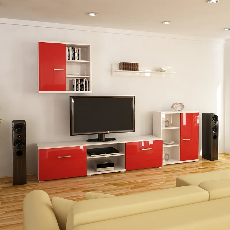 Современный стиль гостиная мебель набор FIGO B ТВ стенды современный дизайн ТВ шкаф многофункциональный