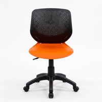 Chaise de bureau moderne ARSU, siège coloré, dossier en maille noire, base pivotante en acier inoxydable, hauteur réglable, pour bureau à domicile et atelier