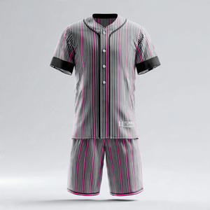 Uniforme de Béisbol Sublimado a Rayas OEM, Uniforme de Béisbol Suave, Jersey de Béisbol, Conjuntos de Jersey de Softbol - Product Image 4