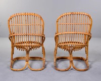 TIMELESS CRAFT Chaise en bambou de qualité supérieure, faite à la main, personnalisable, légère, design moderne, pour salon, maison, jardin, utilisable en toutes saisons