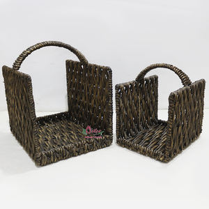 Artex Dong Thap Factory Vietnam Handwoven <b>Rattan</b> <b>Storage</b> <b>Basket</b> Stylish Organizer for Household and Home Decor - Product Image 1