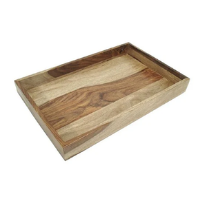 Bandeja de madera de mango Hogar Restaurante Hotel Accesorios de cocina Artículo decorativo para el hogar Bandeja de madera - Product Image 2