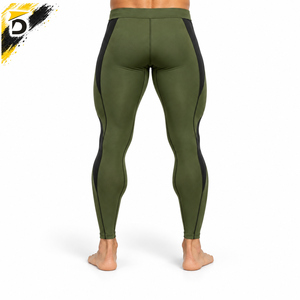 <b>Men</b> <b>Gym</b> <b>Leggings</b> Compression Breathable Material Quick Dry Anti-Bacterial Comfortable Fit Natural Movement Workout Training - Product Image 3