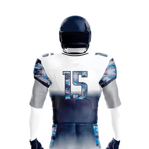 Diseña tu propio uniforme de fútbol americano personalizable con poliéster 100% Uso en las cuatro estaciones Colores personalizados y logotipo Servicio OEM - Product Image 6